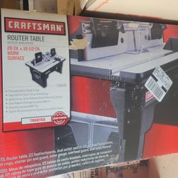 Craftsman Router Table, Model: 28140, NEW IN Box   $80 or BEST OFFER