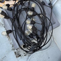 Three Sets Of String Lights. 