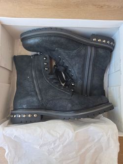 Steve Madden Zuko Black Leather Size 9