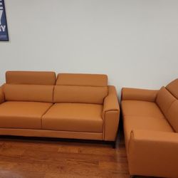 Funky Comfy Orange Couch. Brand new