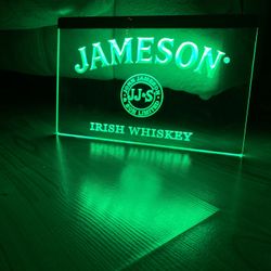 JAMESON LED NEON LIGHT SIGN 8x12