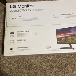 LG 27 inch Monitor IPS Free Sync 1080p