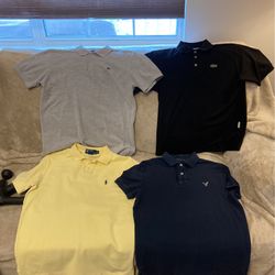 Lot Of 4 Men’s Small Polo Shirts