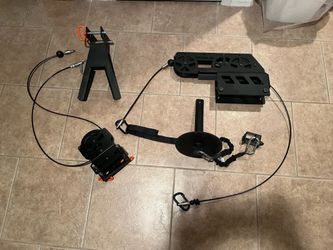 Rogue monster lite slinger attachment with plate load kit and solo pulley