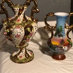 Vintage Porclen Vases