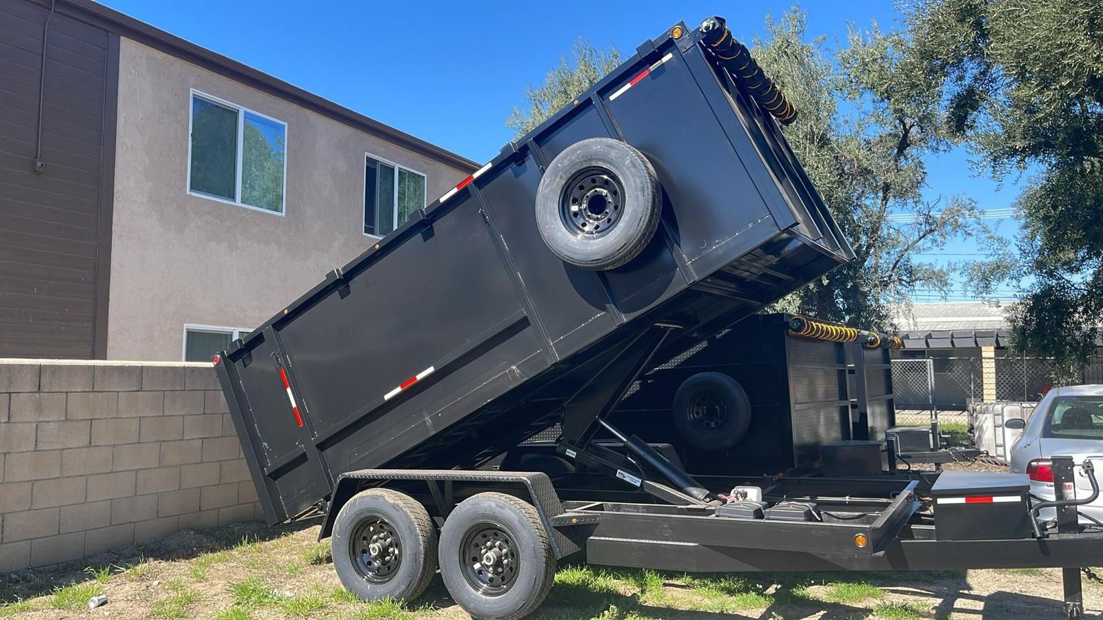Dump Trailer Year 2026 Color Black Size 8x14x4