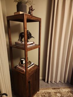 Book shelf with cabinent