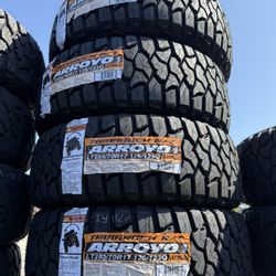 🚨‼️vendo Set De Llantas Lt 285 70 17 Arroyo R/T Tires