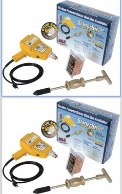 H & S Autoshot 4550 Starter Plus Stud Welder Kit , yellow