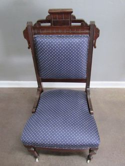 Antique/ Vintage Reupholstered Eastlake Chair