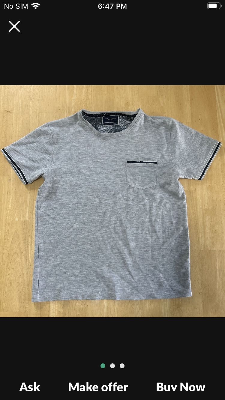 Denim & Flower Ricky Singh Gray T-Shirt – Size Large