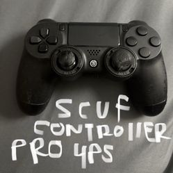 Scuf PlayStation 4 Controller Infinity Pro 4ps$40  Notes: (missing back paddles) Joysticks a little damaged but still working condition 