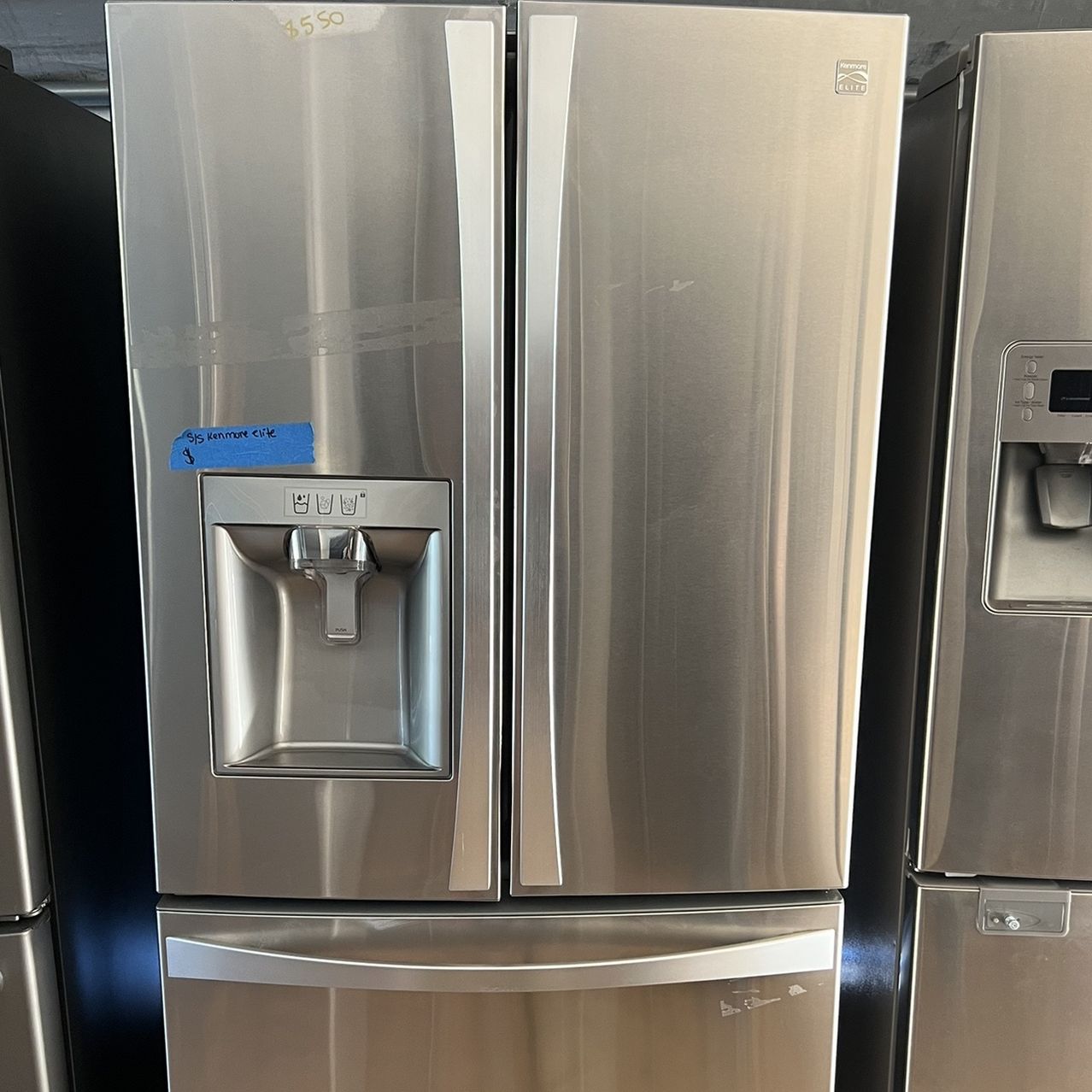 Kenmore Elite French Door Refrigerator  60 day warranty/ Located at:📍5415 Carmack Rd Tampa Fl 33610📍