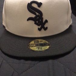 Sox New Era hat/cap Off white 7 3/8