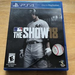 The MLB Show 2018 PlayStation 4 PS4