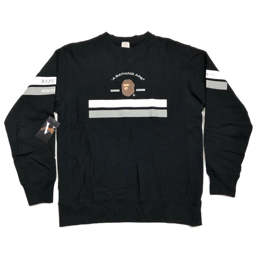 Early 2000s Bape Homies Crewneck Pullover Sweater Size M Medium