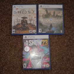 PS5 games ghost of yotei hogwarts legacy and the show23