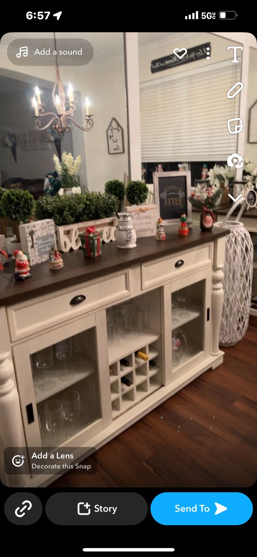 Dining Set W/leaf Bar Console And Breakfast Bar With 3 Stools /leaf