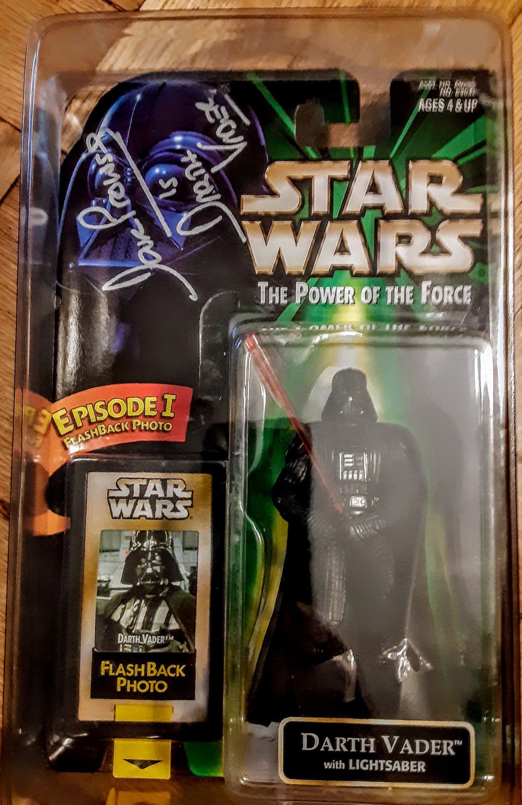 Darth Vader, Episode 1, The Power of the Force, Autographed Action Figure