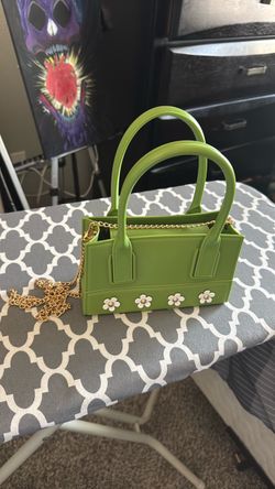 Small green purse