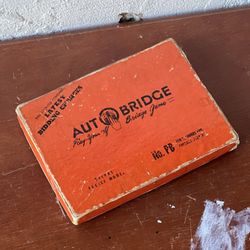 Vintage! 1959 Auto Bridge Play Yourself Bridge Game Deluxe Pocket Model No. PB
