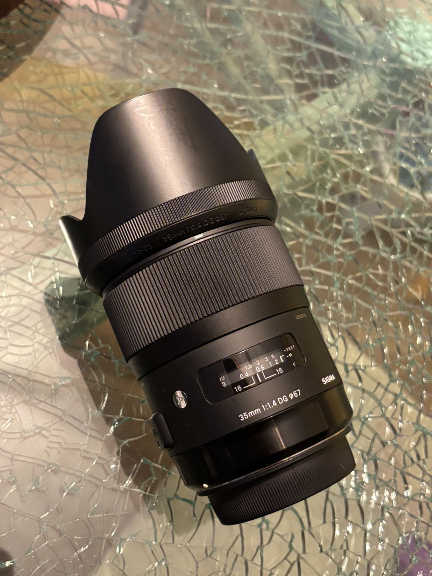 Sigma 35mm 1.4 Art Lens Canon EF