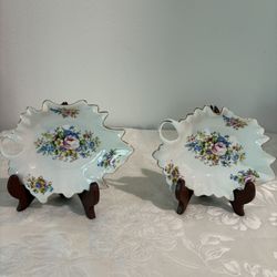 Godinger ANTIQUE REFLECTIONS. LEAF SHAPE SERVING DISH