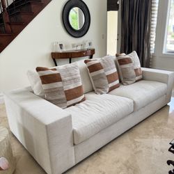 Bloomingdale’s White Sofa 