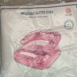 Pink Inflatable Chair. Kids Chair, Decor Room , 