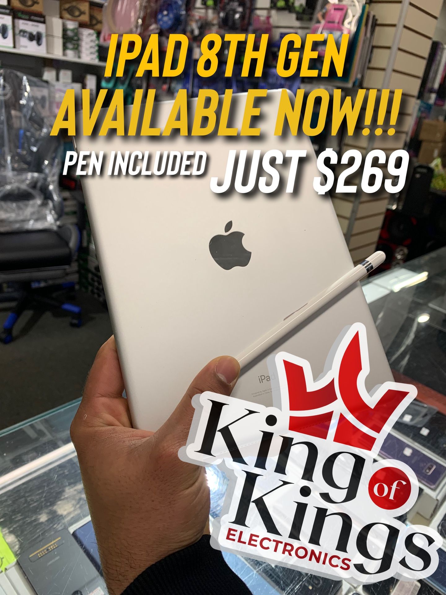 IPAD 8TH GEN AVAILABLE NOW!!!!!🤩🔥🤯🤯🤯🔥🤩🤩😱😱