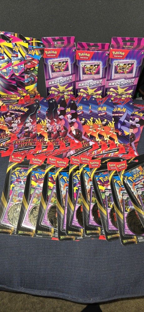 Pokémon Destined Rivals Mega ETB & Packs 