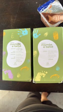 Baby shampoo and lotion
