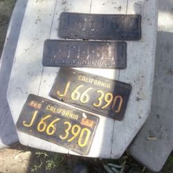 Old License Plates