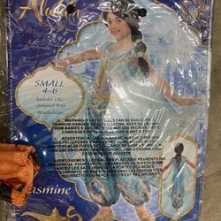 Jasmine Costume Size Girls 4-6 