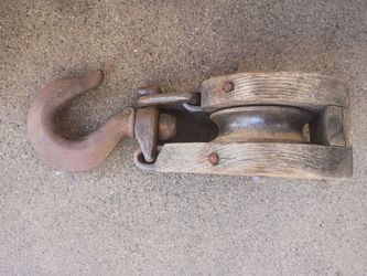 antique pulley