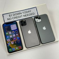 Apple Iphone 11 Pro Pay $1 DOWN AVAILABLE - NO CREDIT NEEDED