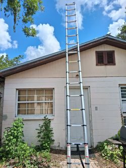 20ft Telescoping Aluminum Ladder - like new - $150