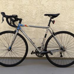 Pure Cycle Steel Frame Road Bike (53 CM)