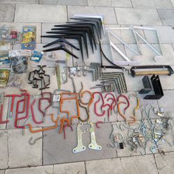 Tools Supplies Corner Brace Screw Hooks Wall Shelf And More 