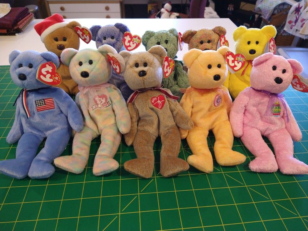 Ty Beanie Babies--Teddy Bears $5 each