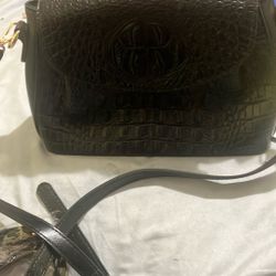 Women’s Crocodile Embossed Leather Purse