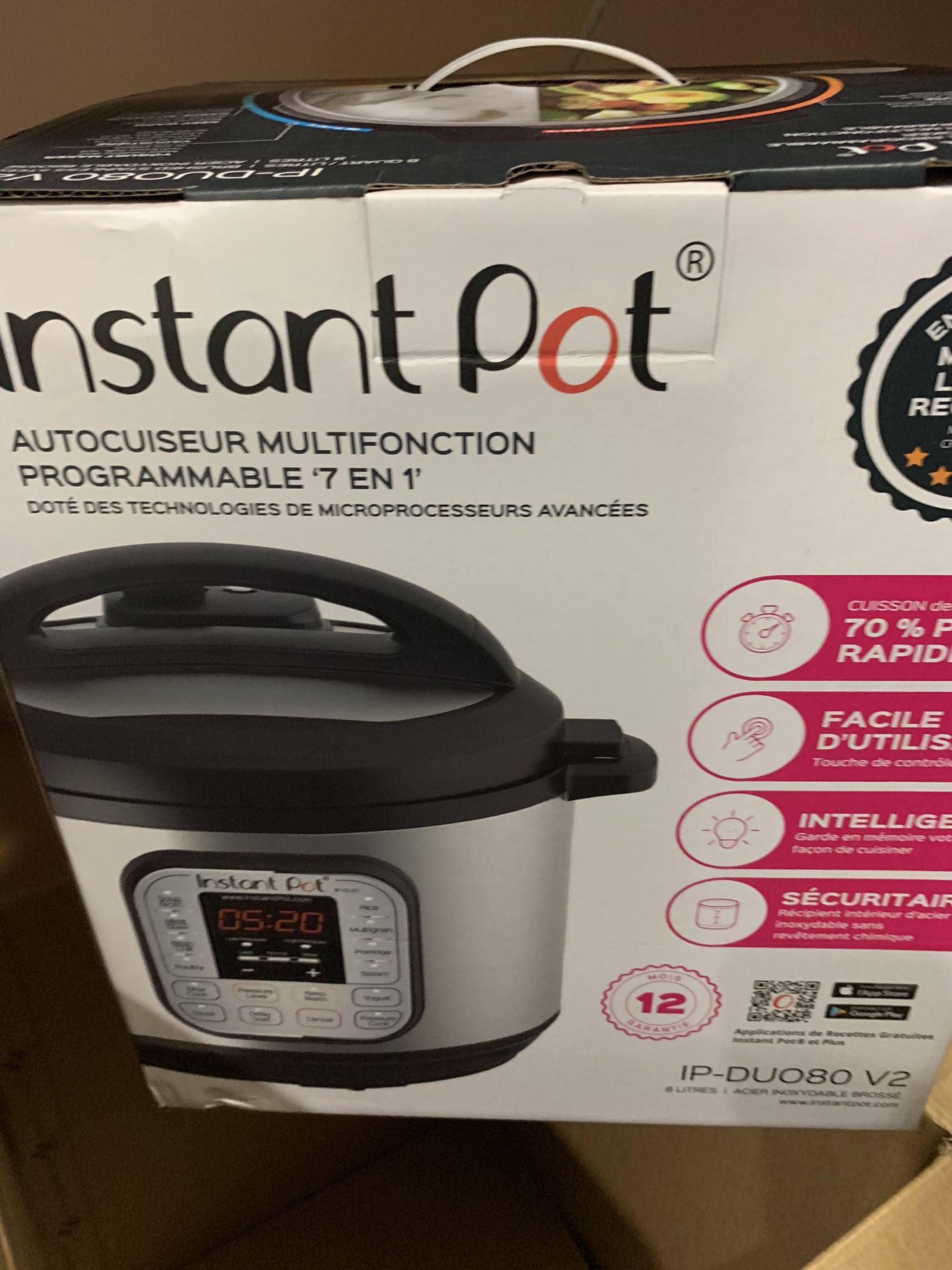 New Instant Pot Duo 8 qt