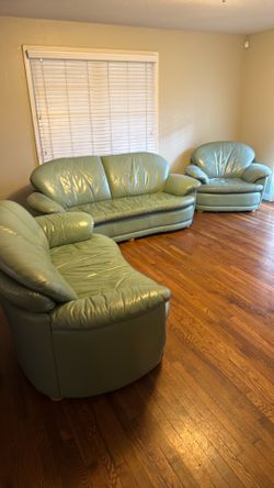 Leather couches