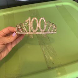 Birthday tiara 100 