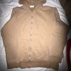 Lacoste Men Zip Up Fleece Size S