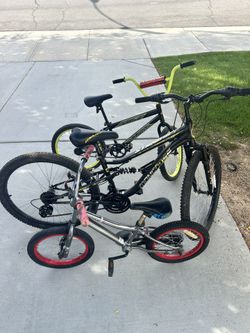 Three Bikes