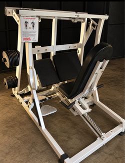 Hammer strength, leg press machine