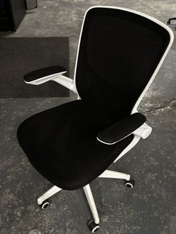 2 - Black and White Mesh Office Chair