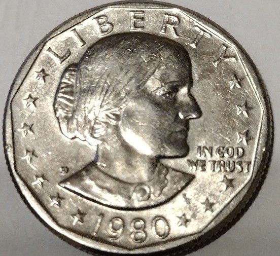 1980 Susan B Anthony 