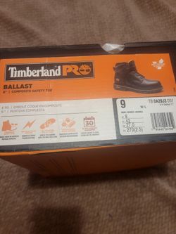 Timberland  pro ,size 9 W/L brand new,black color.